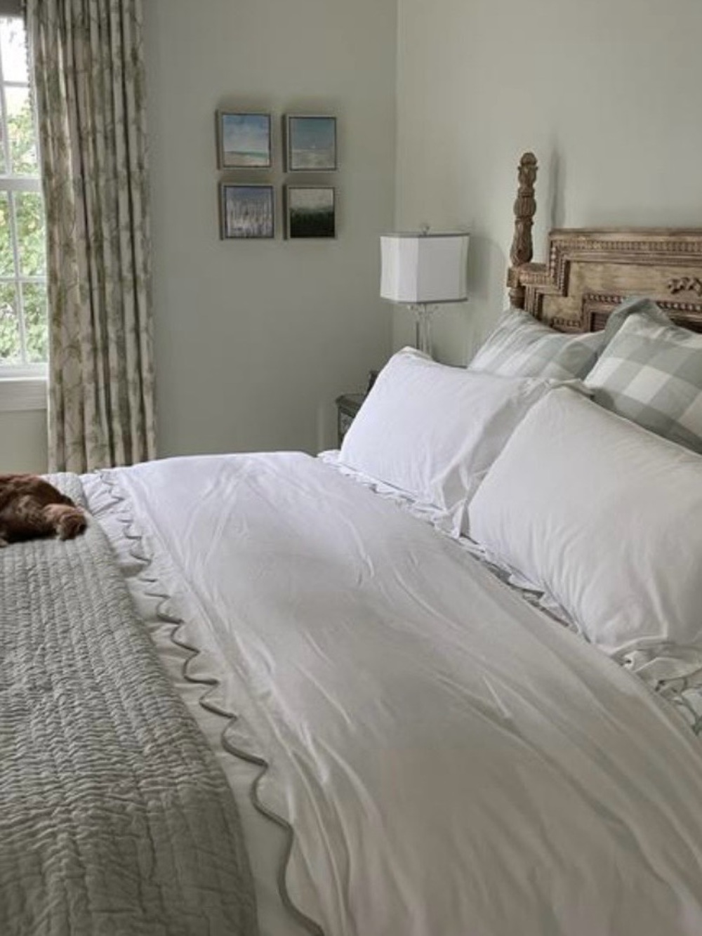 Ballard Designs Emma Scalloped King Pillow Shams